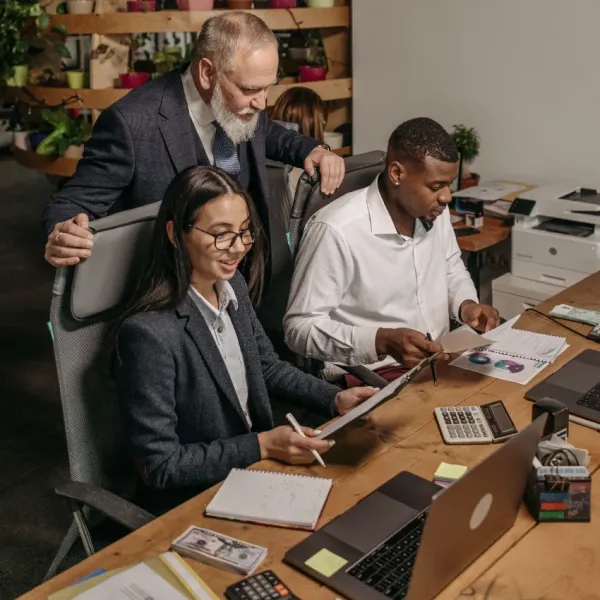 helpful boss who supports his employees