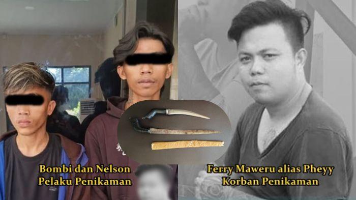 PENIKAMAN - Pelaku penikaman berinisial BD alias Bombi (25) dan ND alias Nelson (23) telah menyerahkan diri ke Polresta Manado. Awal mula terjadi penikaman di depan Jumbo Manado: korban pukul pelaku hingga sempat ada upaya damai.