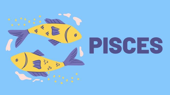 HOROSKOP ZODIAK - Ilustrasi logo zodiak Pisces diedit menggunakan Canva