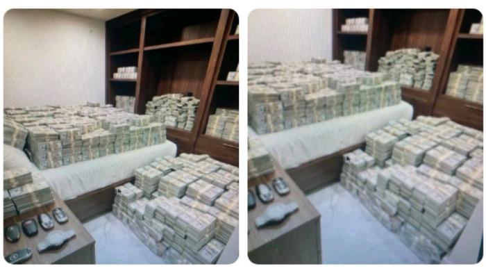 Tumpukan uang di kamar Silmy Karim