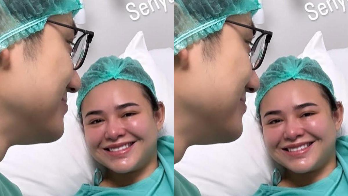 Amanda Manopo melahirkan anak pertamanya berjenis kelamin laki-laki.