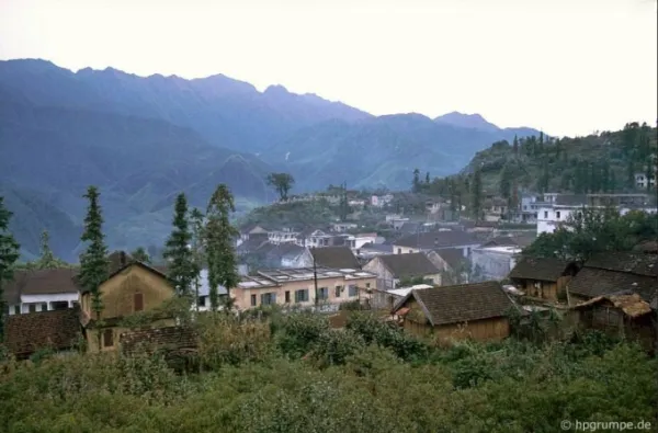 Pristine scene in Sa Pa in 1991.