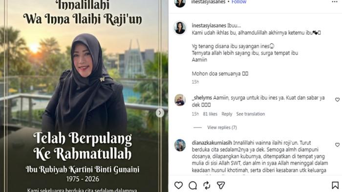 IBUNDA MENINGGAL : Rubiyah Kartini (51) warga Kecamatan Lawang Kidul, Kabupaten Muara Enim, Provinsi Sumsel, ditemukan dalam kondisi tak bernyawa.Jasad Ibu Rumah Tangga (IRT) itu ditemukan dalam kondisi terapung dengan kondisi sudah membengkak di Sungai Enim, di Kampung 2, Desa Tanjung Raja, Kecamatan Muara Enim, Kabupaten Muara Enim, Provinsi Sumsel, Sabtu (6/6/2026)