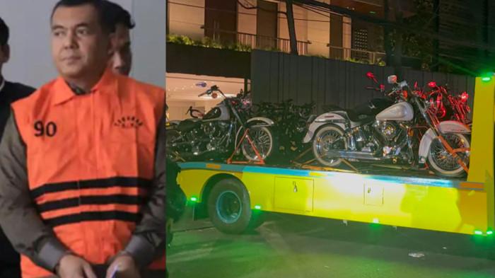 DISITA - 19 kendaraan milik Silmy Karim yang disita KPK di kasus dugaan pemerasan izin tinggal WNA di Ditjen Imigrasi.