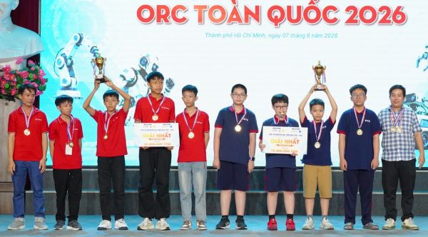 Từ con số 0 đến giải nhất toàn quốc cuộc thi Robocon ORC - Ảnh 1.