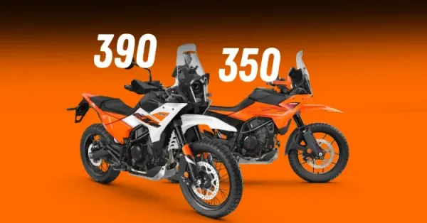 ktm 390cc आणि 350cc मोटरसायकल वैशिष्ट्यीकृत