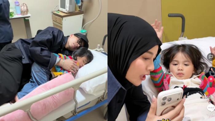 JATUH DARI TANGGA- Putri kedua Aurel Hermansyah dan Atta Halilintar, Azura Humaira Nur Atta, dikabarkan mengalami kecelakaan kecil di rumah hingga harus dilarikan ke Unit Gawat Darurat (UGD) sebuah rumah sakit.