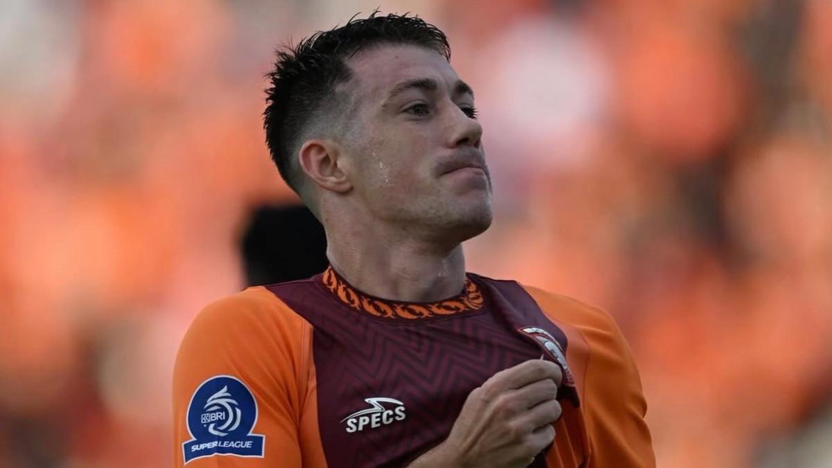 AKSI PERALTA - Potret Peralta saat tampil bersama Borneo FC di Liga 1 2025/2026.