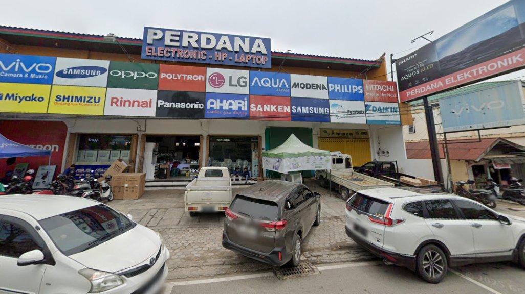 Foto Toko Perdana Elektronik di Jl. Jend. Achmad Yani No.12, Tanjung Laut, Kecamatan Bontang Selatan, Kota Bontang, Kalimantan Timur 75321, yang diambil Google Maps pada April 2025.