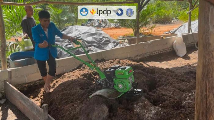 Program Bestari Saintek 2026, Dosen Polman Negeri Babel Produksi Kompos Organik Tahap 1 untuk Lahan Bekas Tambang