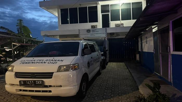 SITUASI DI SPPG PONDOK CABIK - Pantauan Bangkapos.com di SPPG Pondok Cabik, Jalan Aipda Rebuin, Kota Pangkalpinang, Provinsi Kepulauan Bangka Belitung, Senin (8/6/2026) malam.