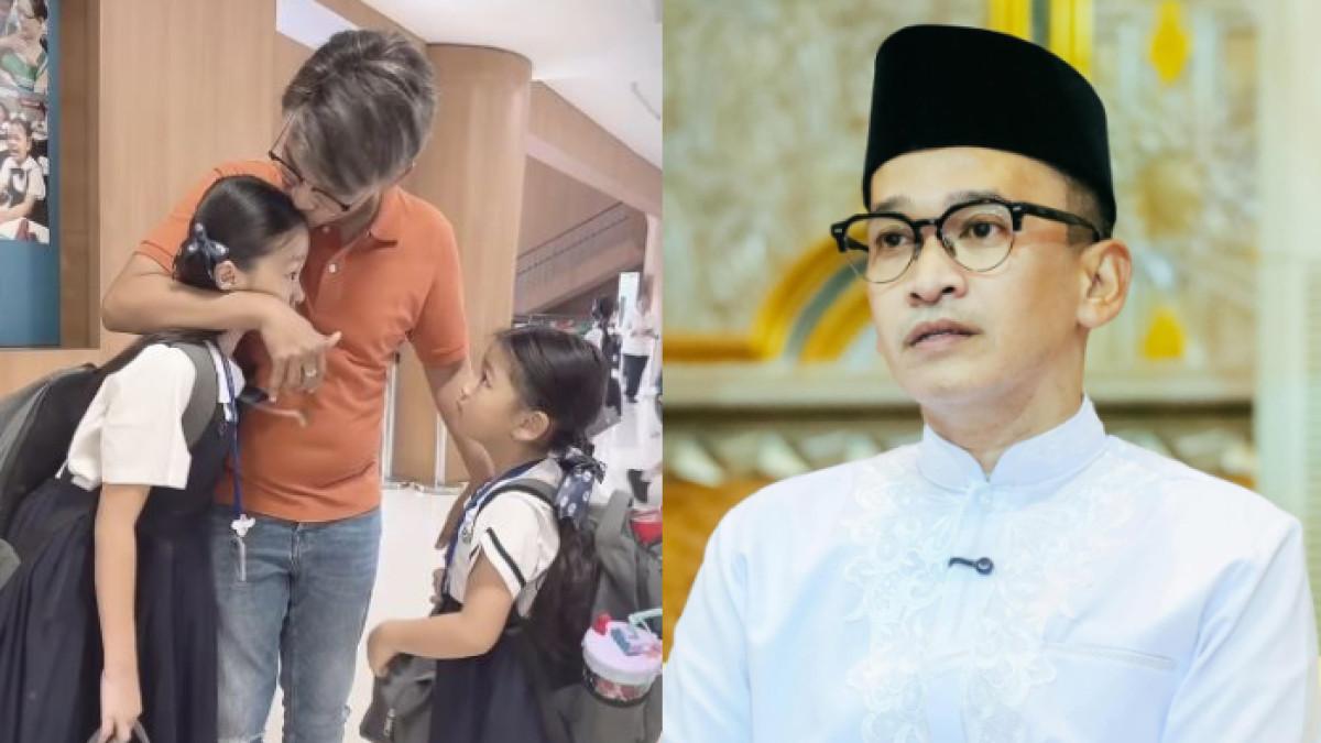 Ruben Onsu khawatirkan tumbuh kembang kedua putrinya.