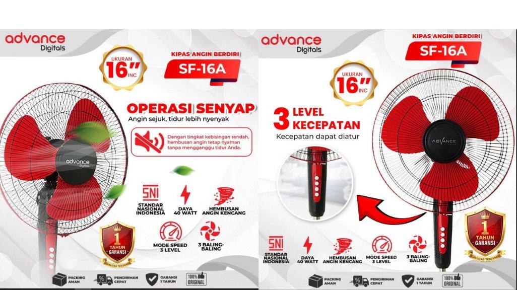 VOTRE Kipas Angin Standfan 16