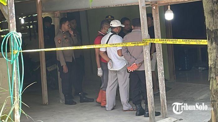 OLAH TKP - Kepolisian Resor (Polres) Sragen melakukan olah tempat kejadian perkara (TKP) di lokasi penemuan jasad Bilqis, bocah perempuan berusia 11 tahun, di Desa Dawung, Kecamatan Jenar, Kabupaten Sragen, Sabtu (6/6/2026). Polres Sragen menggandeng Polda Jateng.