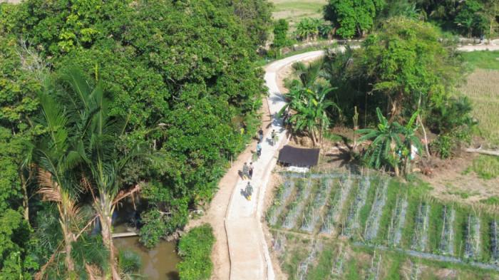 AKSES Jalan yang telah dibangun selama kepemimpinan Bupati Samsul Rizal. 01