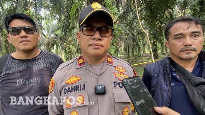 Kapolsek Kelapa, Iptu Dahri.