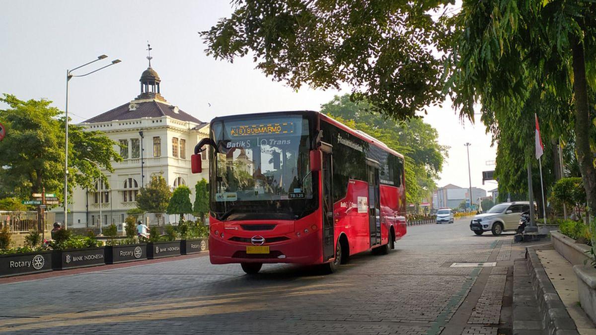 BST SOLO - Rute bus Batik Solo Trans di tiap koridor yang juga terkoneksi dengan feeder.
