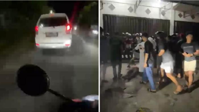 PENGEJARAN - Tangkapan layar aksi kejar-kejaran diduga karena tabrak lari di Kota Tarakan, Kalimantan Utara, Kamis (11/6/2026) malam. Aksi ini terhenti usai terduga pelaku menabrak tiang ruko Kelurahan Sebengkok. DOKUMENTASI ISTIMEWA
