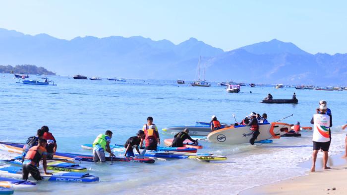 DESTINASI SPORT TOURISM - Festival Olahraga Nasional (Fornas) VIII 2025 di Gili Trawangan. Gili Trawangan kini juga menjadi destinasi liburan sekaligus arena sport tourism.
