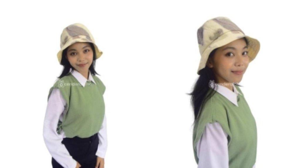 Topi atau Bucket Hat Ecoprint All Size