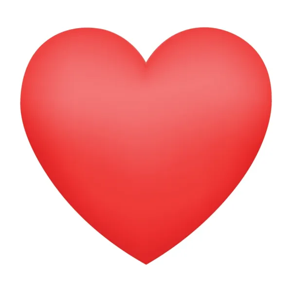 red heart emoji