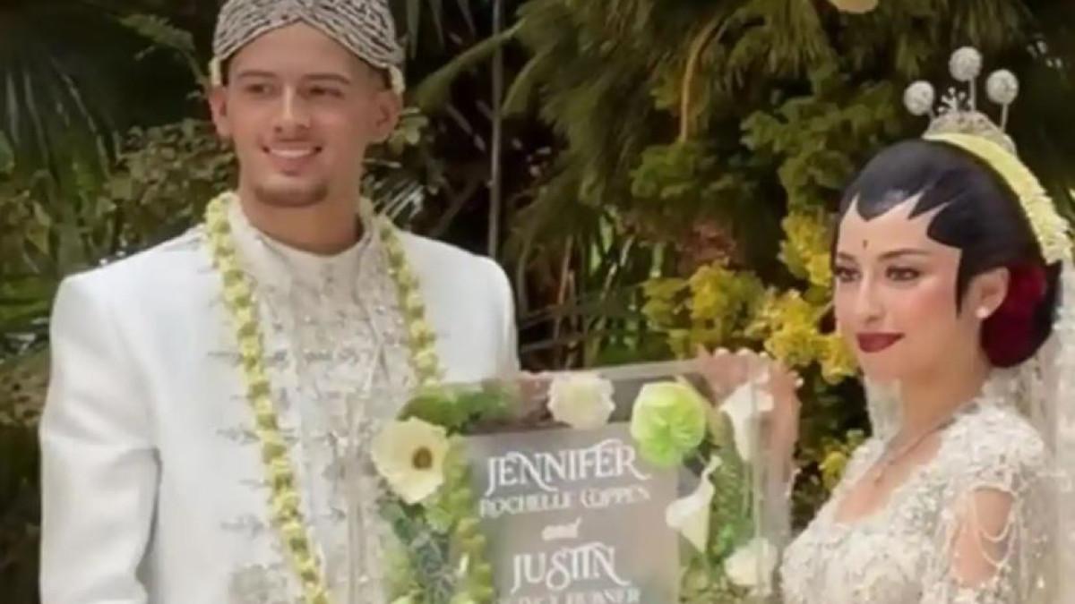 AKAD NIKAH- Justin Hubner beri mas kawin berupa emas 12 gram, 6 gram, serta uang tunai sebesar 2.026 Euro, yang nominalnya melambangkan tanggal pernikahannya dengan Jennifer Coppen .