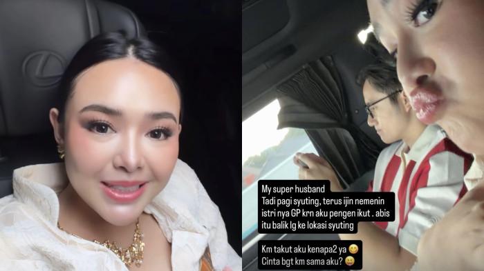 MULAI BEKERJA - Artis Amanda Manopo hadir dalam Gala Premiere film Jangan Buang Ibu, dicapture (12/6/2026). Aktor Kenny Austin dampingi istri yang belum genap sepekan melahirkan.