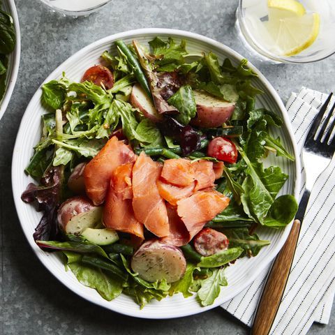 smoked salmon salad nicoise