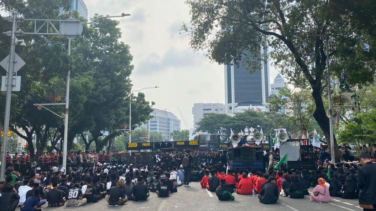 Potensi kemacetan demo di Jakarta 12 Juni 2026.