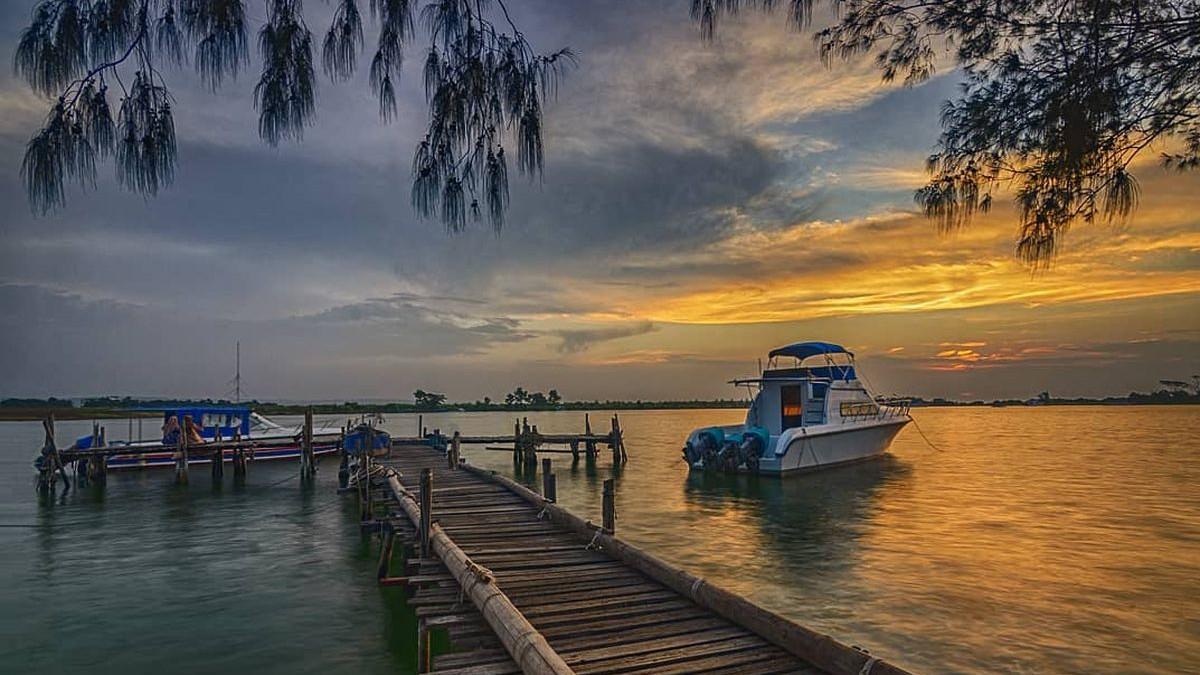 Senja di Pantai Marina, Semarang