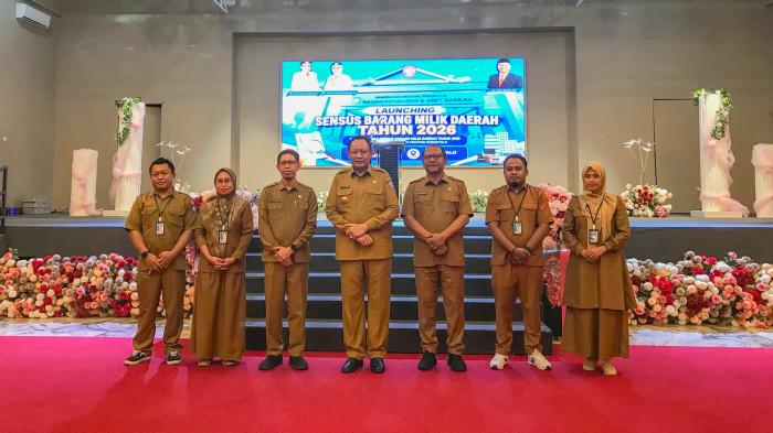 SENSUS BMD -- Gubernur Gorontalo Gusnar Ismail hadiri.Sensus Barang Milik Daerah (BMD) Tahun 2026 di Hulonthalo Ballroom Kota Gorontalo, Senin (15/6/2026). Foto: Jefri Potabuga.