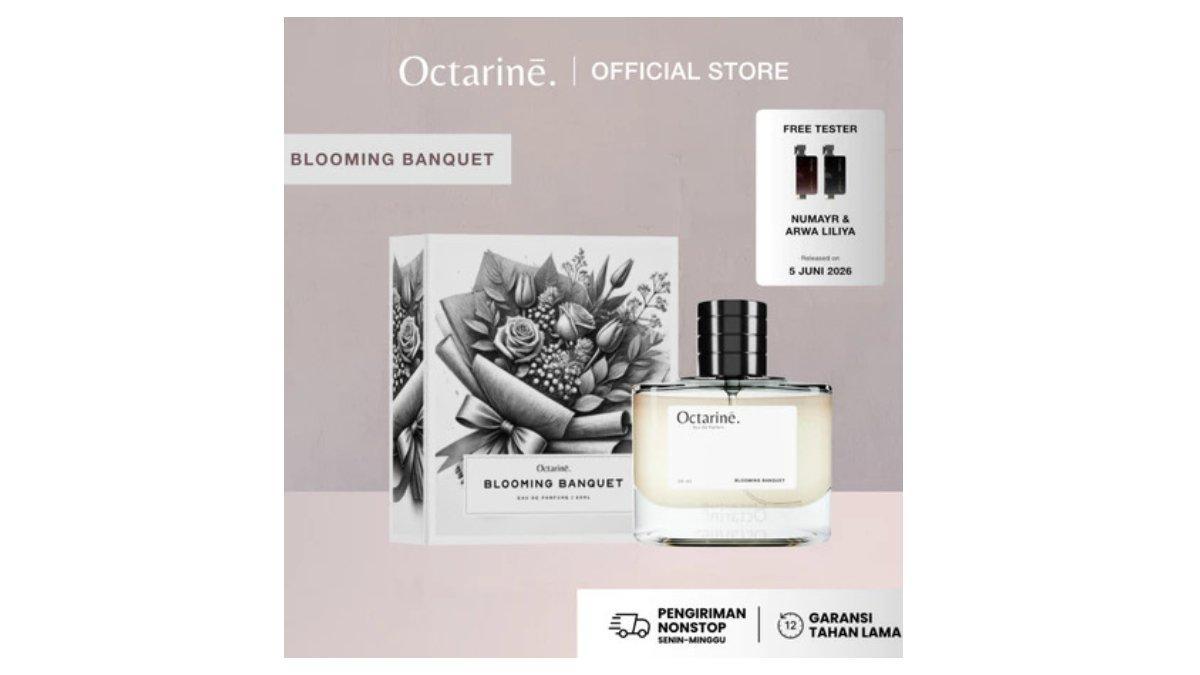 Ilustrasi rekomendasi parfum wanita Octarine - Blooming Banquet