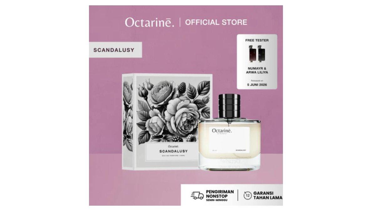 Ilustrasi rekomendasi parfum wanita Octarine - Scandalusy