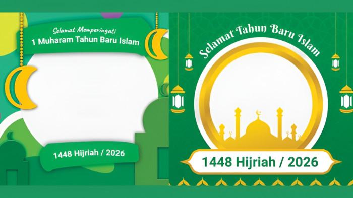 TWIBBON TAHUN BARU ISLAM- Beberapa contoh twibbon Tahun Baru Islam 2026 yang dapat digunakan untuk keperluan media sosial.