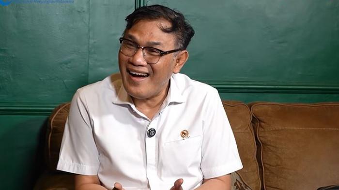 BUDIMAN SUDJATMIKO - Kepala Badan Percepatan Pengentasan Kemiskinan (BP Taskin), Budiman Sudjatmiko, saat wawancara eksklusif dengan Tribun Network, Senin (4/5/2026).