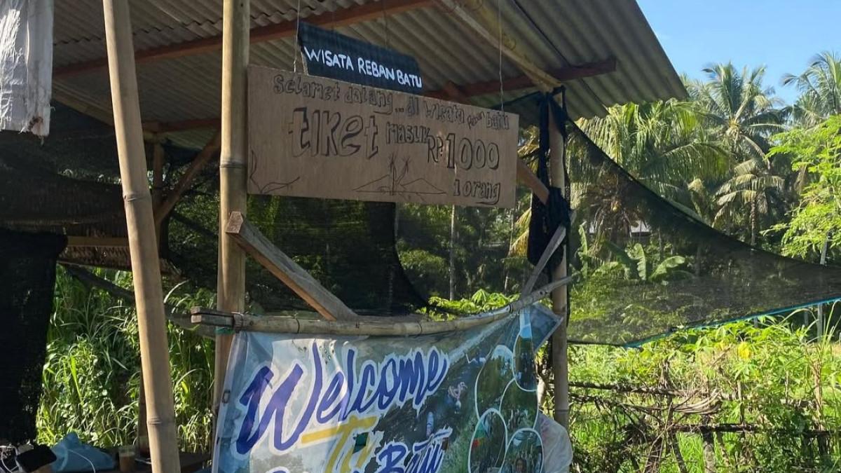 HARGA TIKET - Hanya dengan tiket Rp1.000, pengunjung bisa menikmati wisata keluarga di Reban Batu Lenek, Lombok Timur.