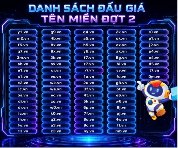 76 tên miền đặc biệt '.vn' chuẩn bị lên sàn đấu giá - Ảnh 3.