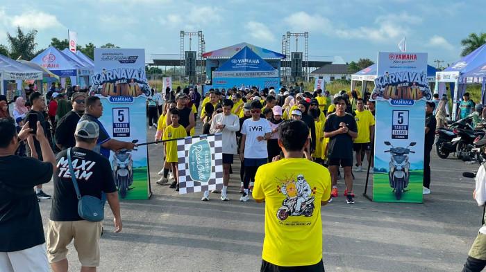 PT Surya Timur Sakti Jatim (STSJ) Yamaha menggebrak pengenalan varian baru motor Yamaha, yakni Gear Ultima, melalui even Karnaval Gear Ultima yang digelar 13 - 14 Juni 2026 lalu di Lapangan Ex Bandara Beringin Muara Teweh.