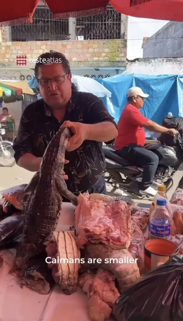 Sashimi buaya Bikin Bergidik! Di Amazon Ada 'Sashimi' Daging Buaya Segar