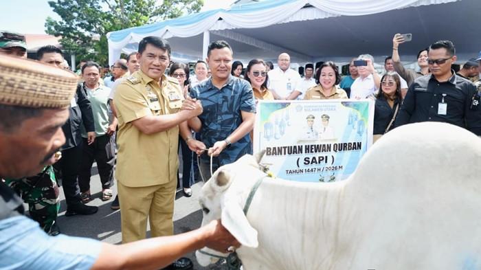 Gubernur Sulawesi Utara Yulius Selvanus Komaling (YSK) Idul Adha 2026