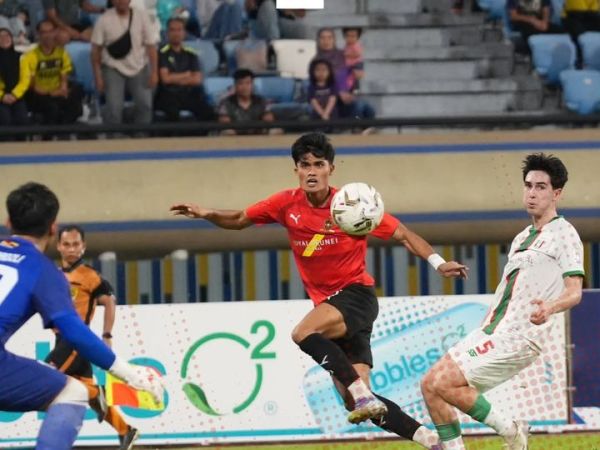 Ramadhan Sananta turut berlaga saat DPMM FC ditahan imbang Kuching City dalam lanjutan Liga Malaysia, Sabtu (25/4/2026).