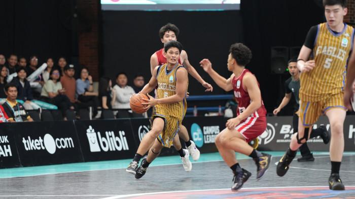 Campus League Basketball The Nationals 2026 yang mempertemukan 18 tim terbaik hasil kompetisi di lima regional terdiri dari tujuh provinsi dan mewakili 13 perguruan tinggi di Indonesia.