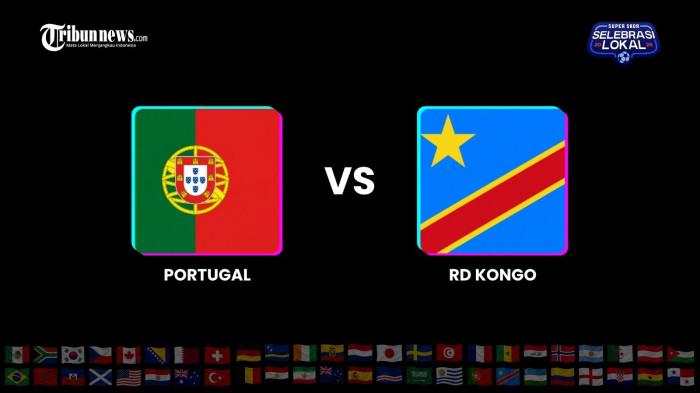 JERMAN VS CURACAO - Ilustrasi bendera Portugal vs RD Kongo pada persaingan di Piala Dunia 2026