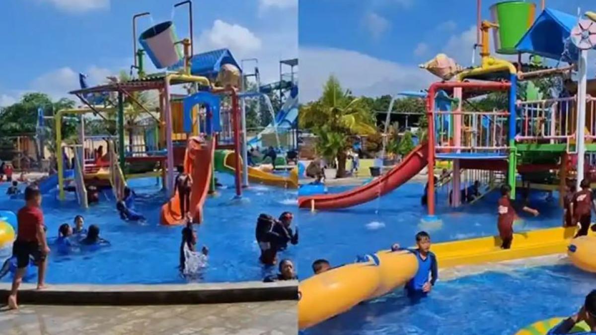WISATA KARANGANYAR - Waterboom Pitik Cilik di Desa Kedungjeruk, Mojogedang, Karanganyar, Jawa Tengah. Berikut rekomendasi wisata waterpark di Karanganyar.