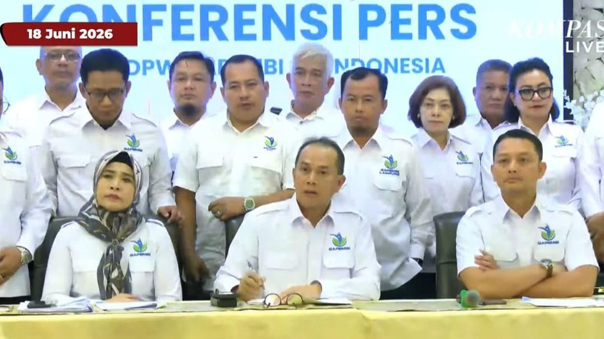 POLEMIK MBG - Gabungan Pengusaha Makan Bergizi Indonesia (GAPEMBI) dalam konferensi pers terkaot program Makan Bergizi Gratis (MBG), Kamis (18/6/2026).