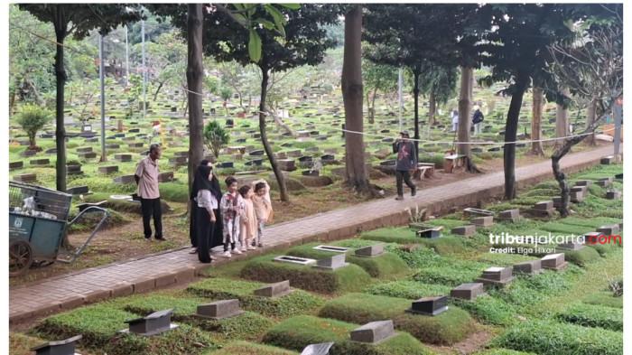 Makam di TPU Karet Bivak, Jakarta Pusat, Rabu (18/2/2026).
