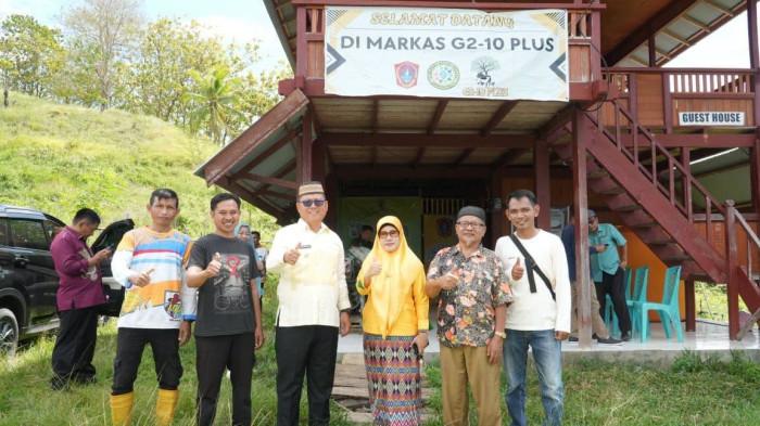 Bupati Gorontalo Utara, Thariq Modanggu meninjau kondisi markas cfffffrrrr