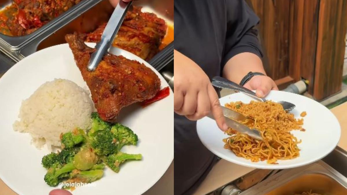 Nawa Bistro menawarkan paket menu prasmanan atau yang dikenal dengan sistem 