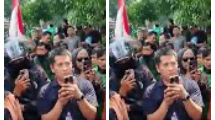 DEMO BBM - Aksi ratusan ojol di Medan protes kenaikan Pertamax, keluhkan antrean Pertalite yang panjang dan beban operasional harian.