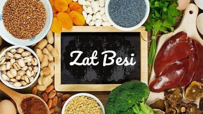 ilustrasi makanan kaya akan zat besi, salah satu vitamin dan mineral yang dapat membantu mengurangi lemak perut (bobo.grid.id)